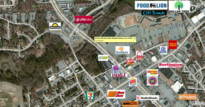 14501 Warwick Blvd, Newport News, VA for lease - Site Plan - Image 3 of 3