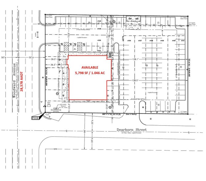 2227 Woodward Ave, Muscle Shoals, AL for lease - Site Plan - Image 2 of 2