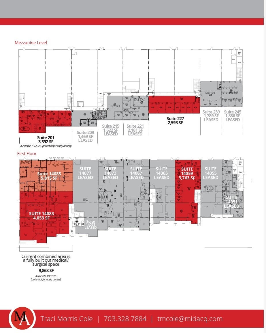 14049-14089 Crown Ct, Woodbridge, VA for lease Floor Plan- Image 1 of 1