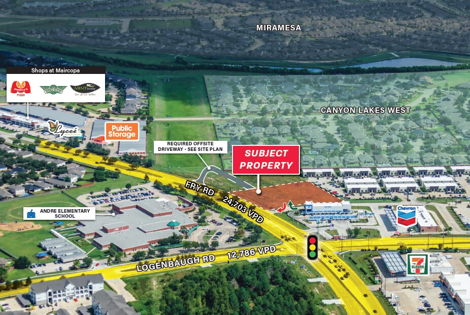 Fry Rd & Longenbaugh Rd, Cypress, TX for sale Primary Photo- Image 1 of 4