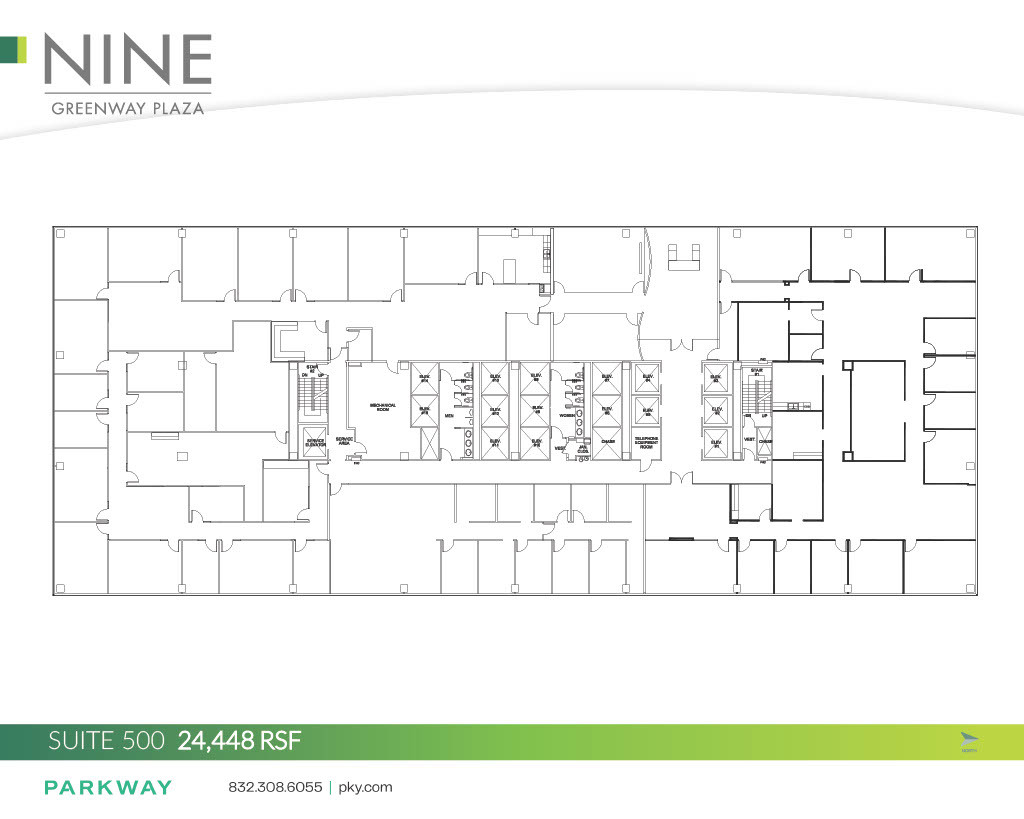 9 Greenway Plz, Houston, TX à louer Plan d  tage- Image 1 de 1