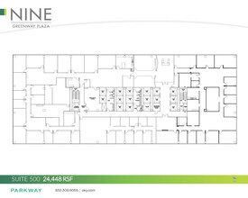 9 Greenway Plz, Houston, TX à louer Plan d  tage- Image 1 de 1