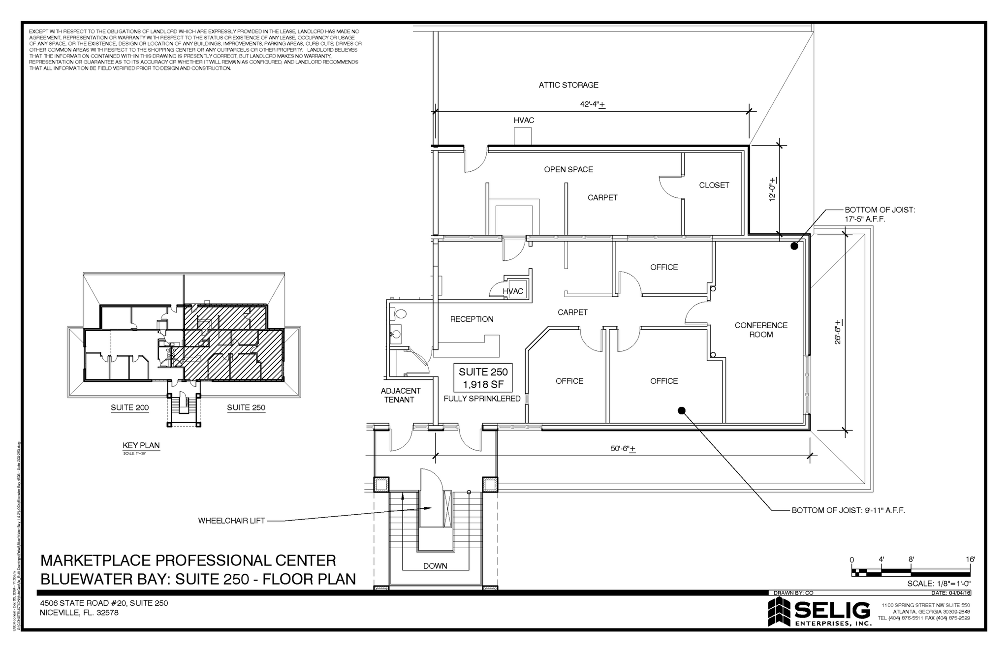 4506-4546 E Highway 20, Niceville, FL à louer Plan d’étage- Image 1 de 1