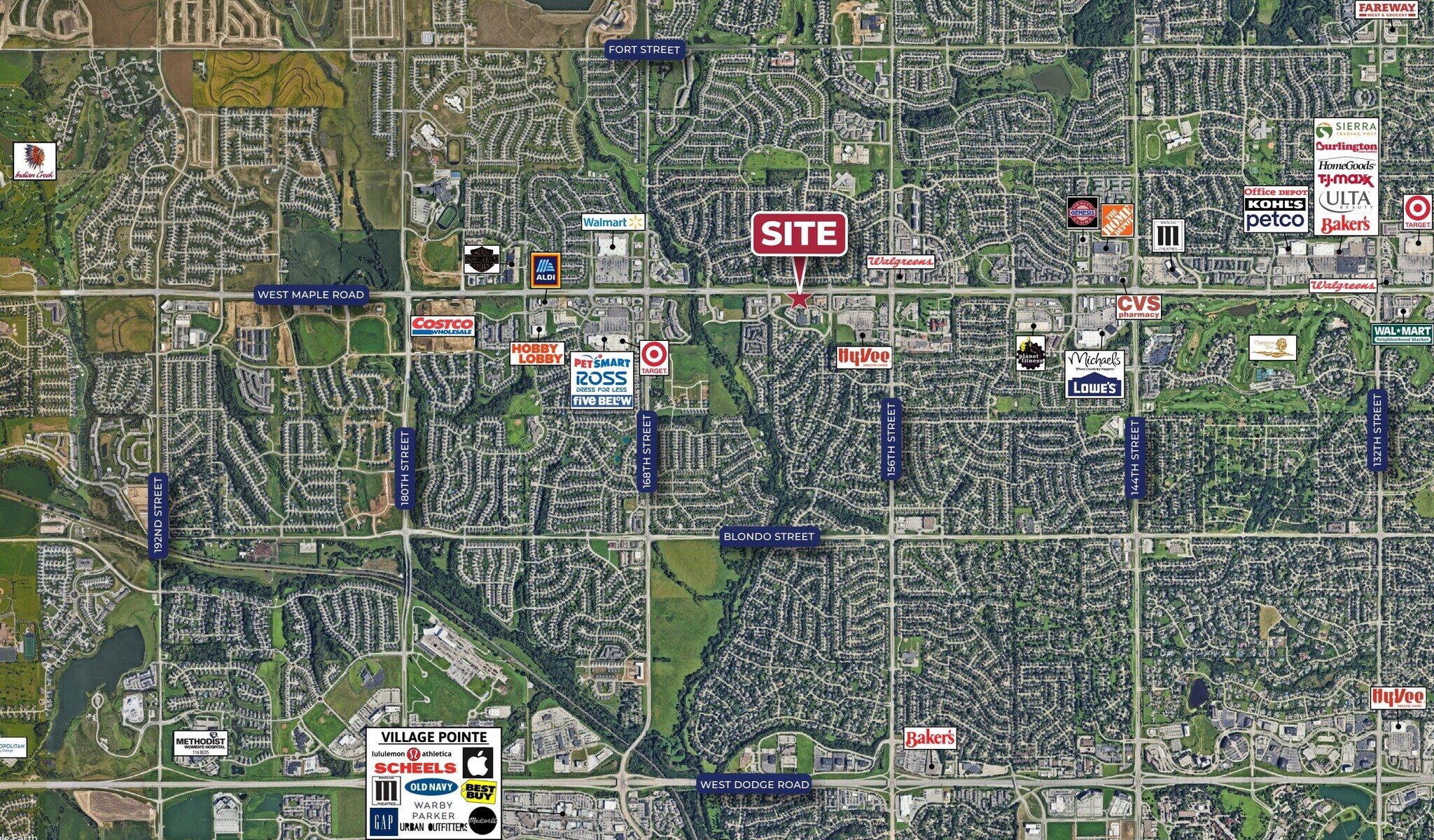 160th & West Maple Road, Omaha, NE à vendre Photo du bâtiment- Image 1 de 2