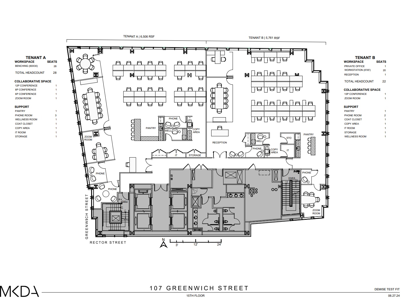 107 Greenwich St, New York, NY for lease Floor Plan- Image 1 of 12