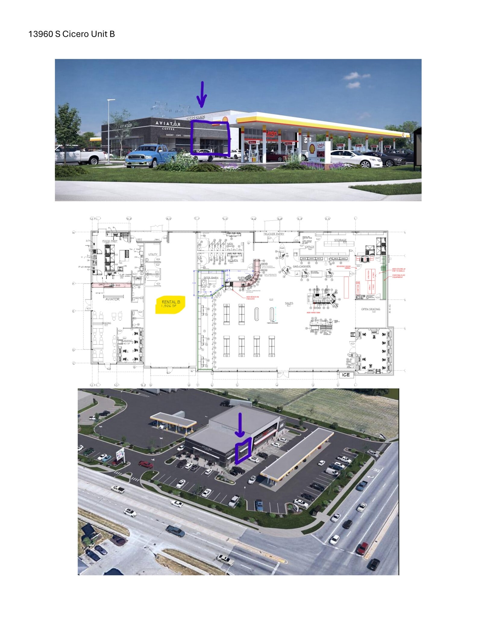 13960 S Cicero Ave, Crestwood, IL for lease Site Plan- Image 1 of 2