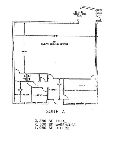 6008 Old Pineville Rd, Charlotte, NC for lease - Floor Plan - Image 2 of 11