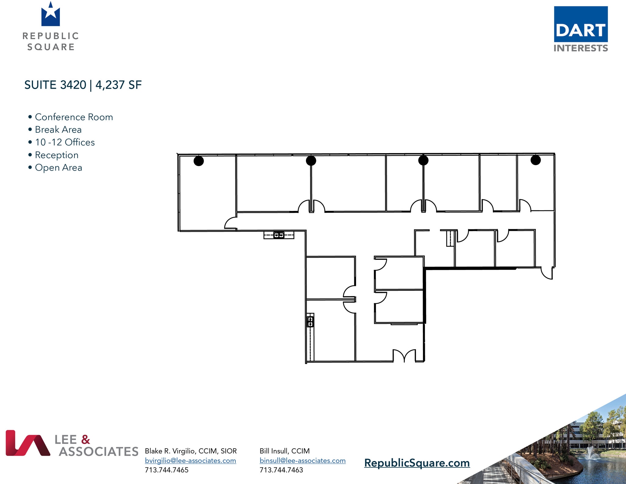 13501 Katy Fwy, Houston, TX à louer Plan d’étage- Image 1 de 1