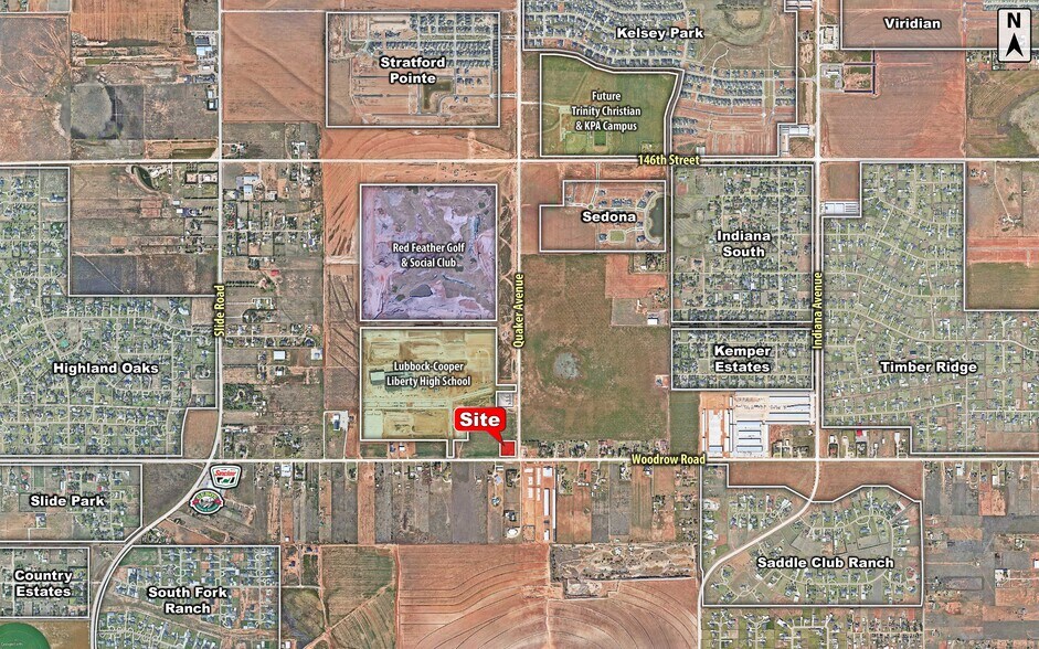 4425 Woodrow Rd, Lubbock, TX à vendre - Aérien - Image 1 de 2