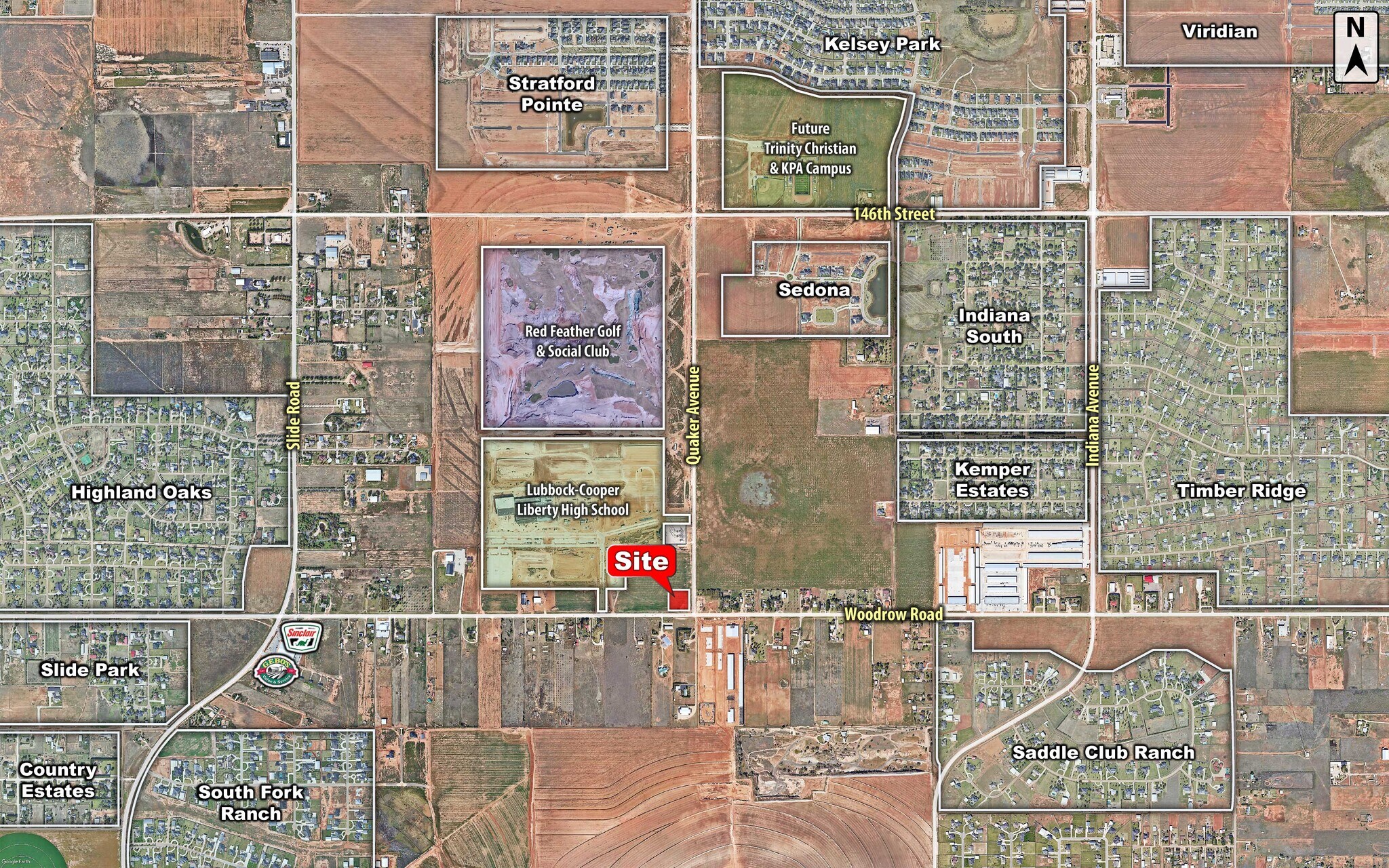 4425 Woodrow Rd, Lubbock, TX for sale Aerial- Image 1 of 3