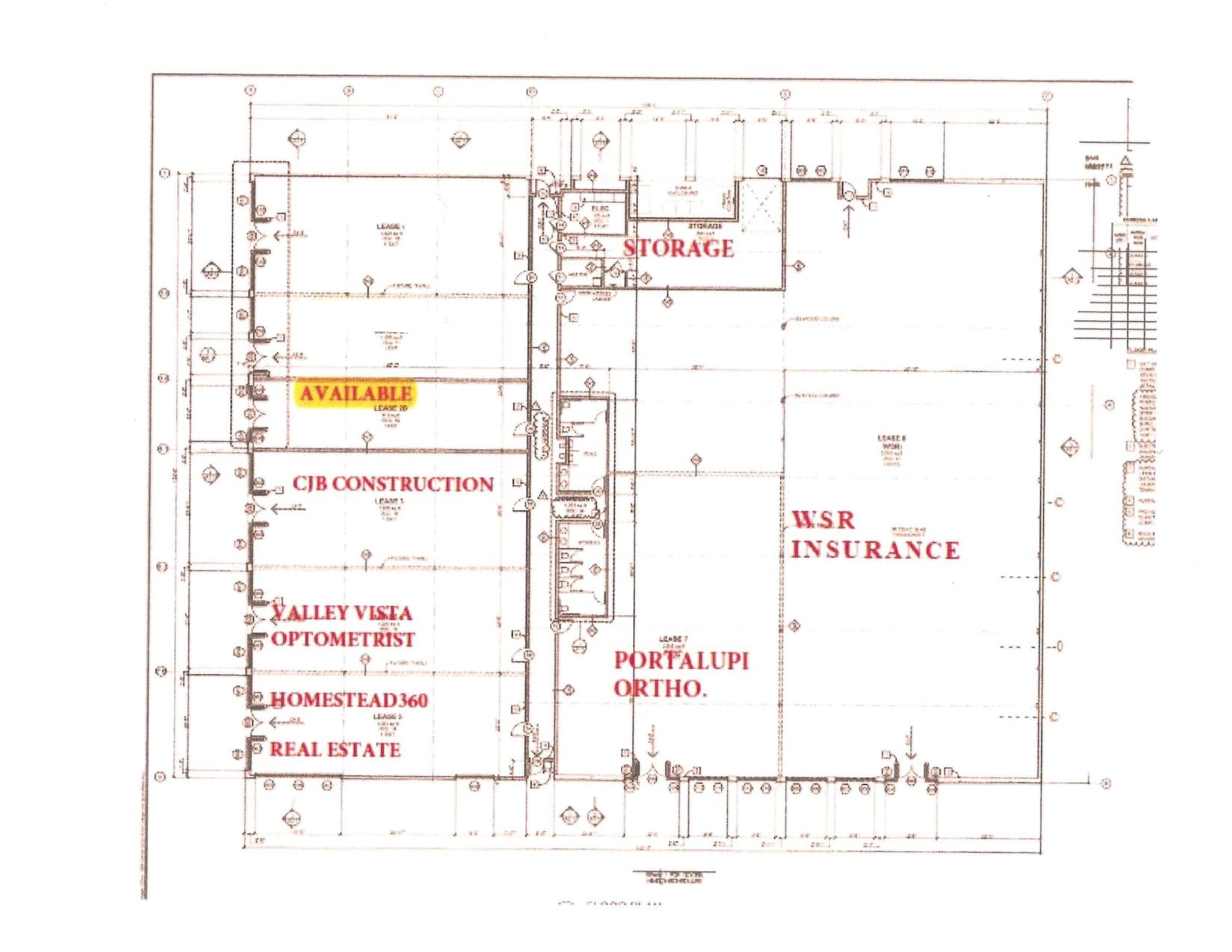 427-433 College St, Woodland, CA for lease Site Plan- Image 1 of 2