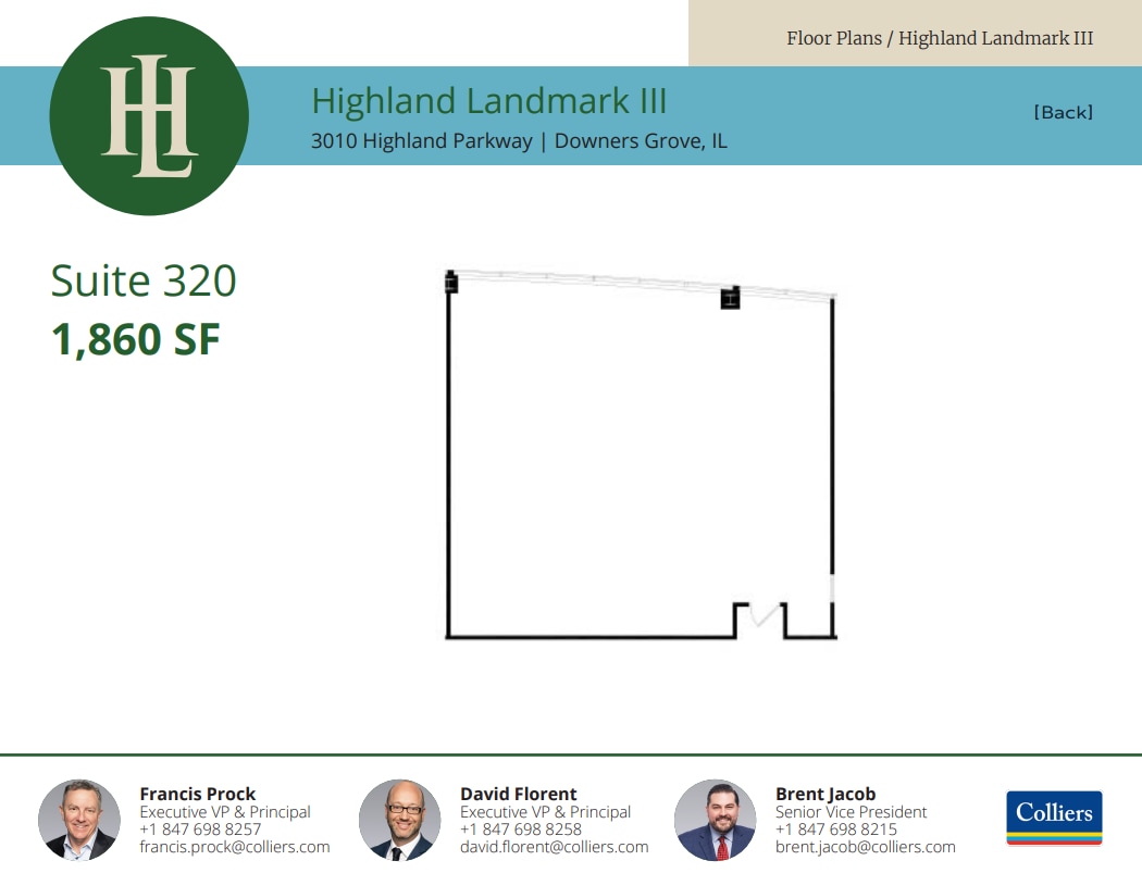 3010 Highland Pky, Downers Grove, IL à louer Plan d’étage- Image 1 de 1