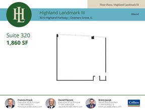 3010 Highland Pky, Downers Grove, IL à louer Plan d’étage- Image 1 de 1