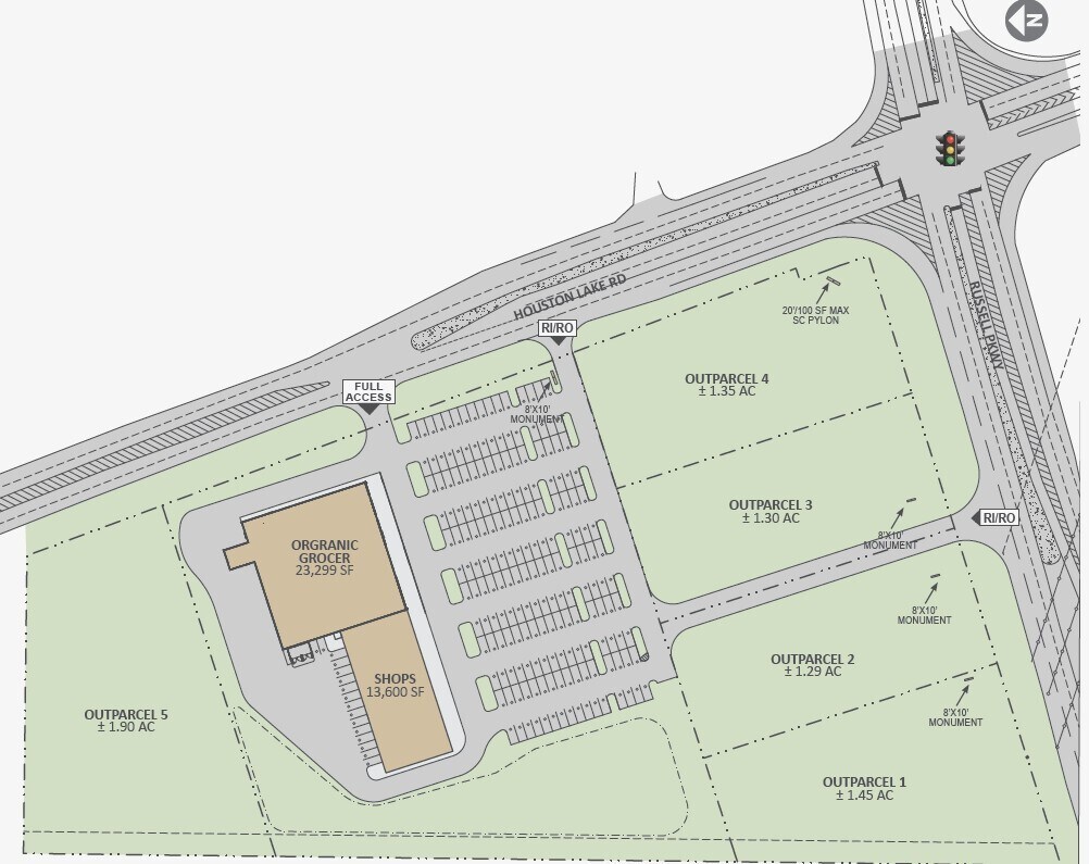 901 S Houston Lake Rd, Warner Robins, GA for lease Site Plan- Image 1 of 4