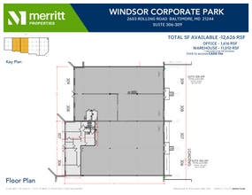 2601 N Rolling Rd, Windsor Mill, MD for lease Floor Plan- Image 2 of 2