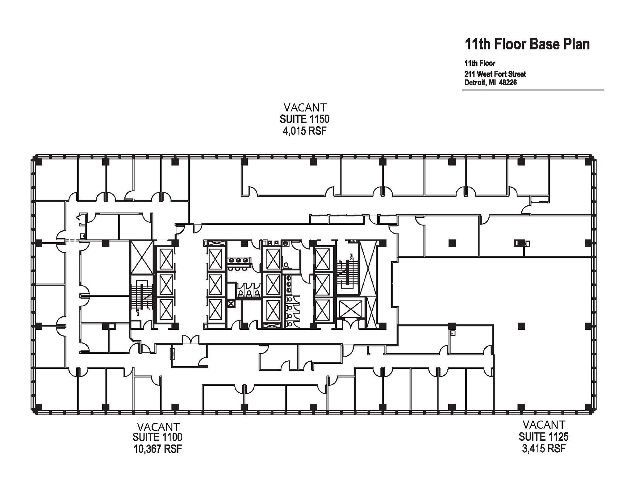 211 W Fort St, Detroit, MI for lease Building Photo- Image 1 of 1