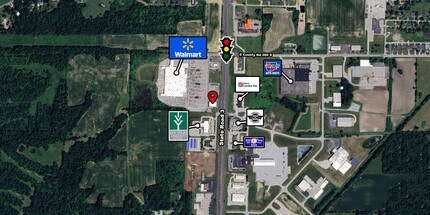 3183 State Road 3, New Castle, IN - Aerial  map view