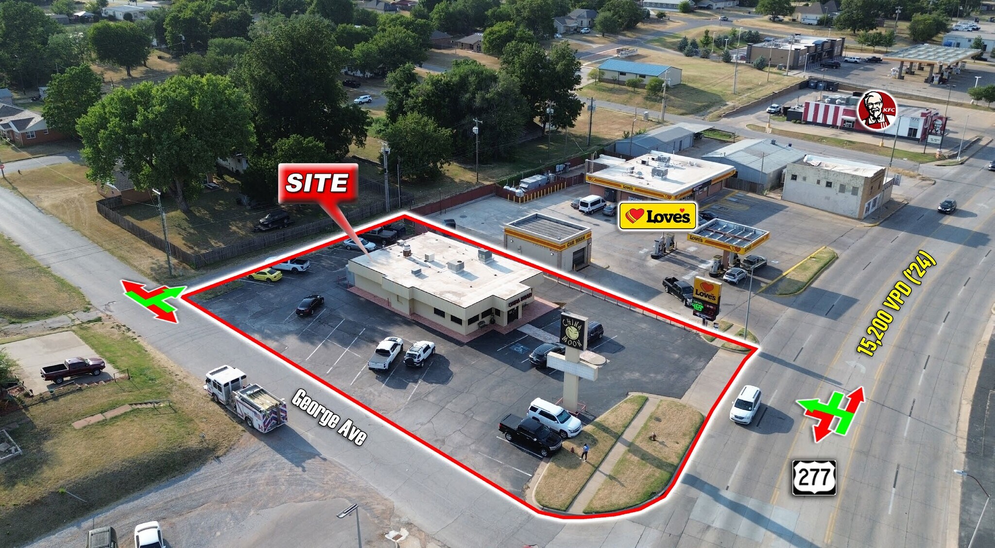 1328 S 4th St, Chickasha, OK à vendre Aérien- Image 1 de 3
