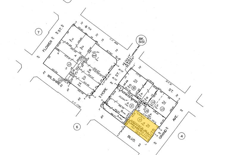 611 Wilshire Blvd, Los Angeles, CA à louer - Plan cadastral - Image 2 de 7