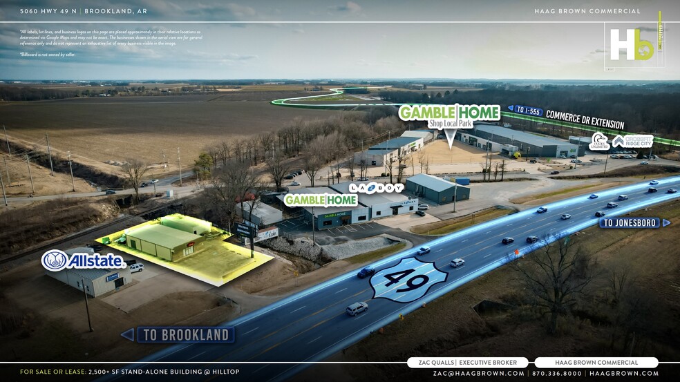 5060 Hwy 49 N, Jonesboro, AR à louer - Aérien - Image 2 de 3