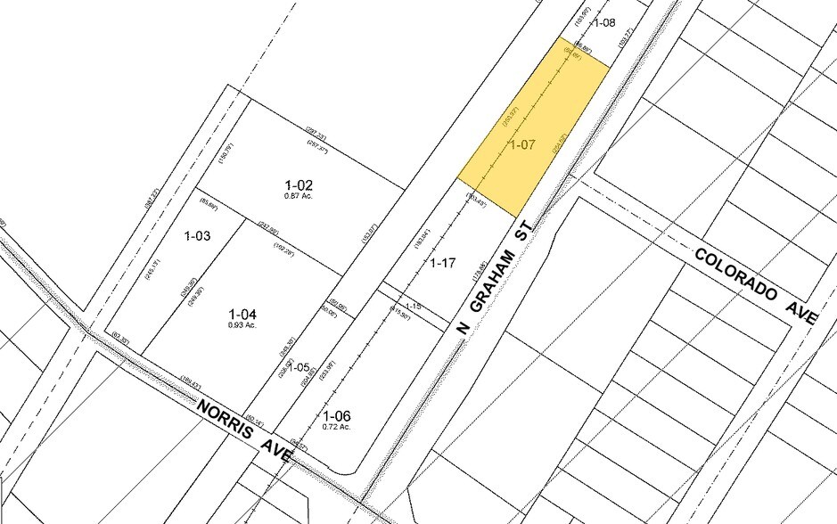 2703 N Graham St, Charlotte, NC à louer - Plan cadastral - Image 2 de 17