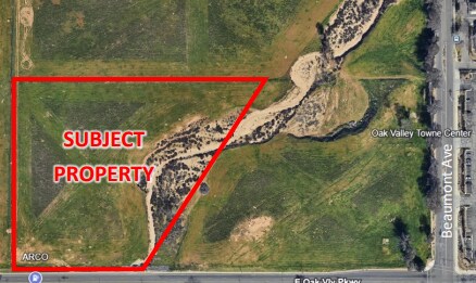Oak Valley Pky, Beaumont, CA for sale Aerial- Image 1 of 3