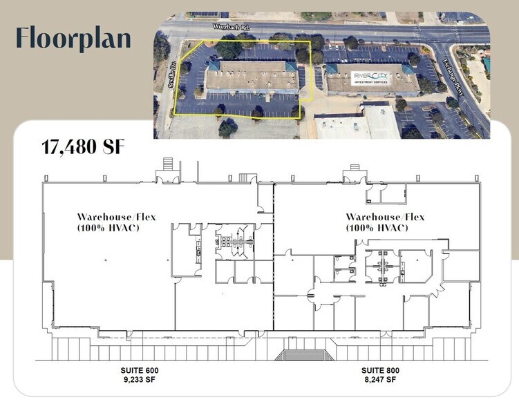 5300 Wurzbach Rd, San Antonio, TX à vendre - Plan d’étage type - Image 2 de 5