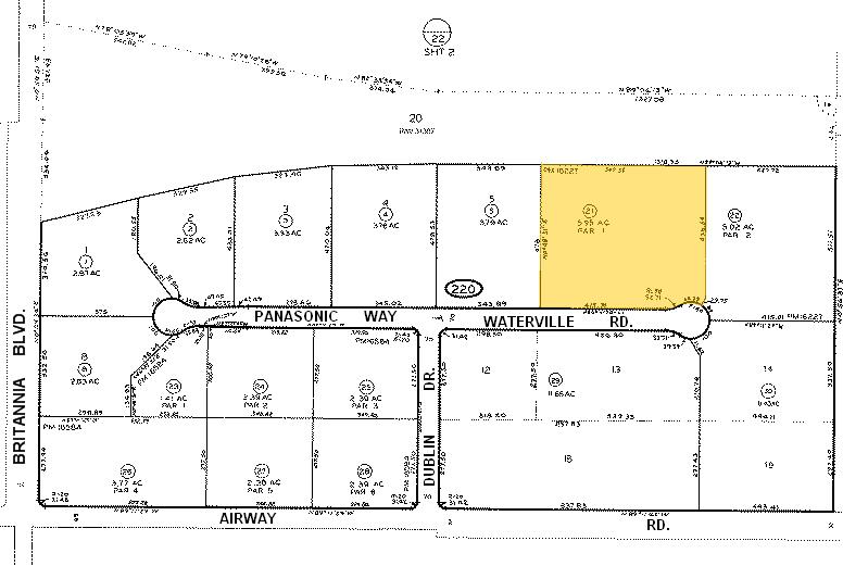 7828 Waterville Rd, San Diego, CA à louer - Plan cadastral - Image 2 de 8
