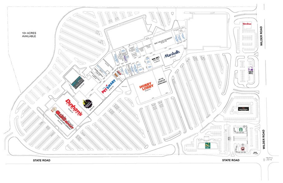 4101 E Wilder Rd, Bay City, MI à louer - Plan de site - Image 2 de 16