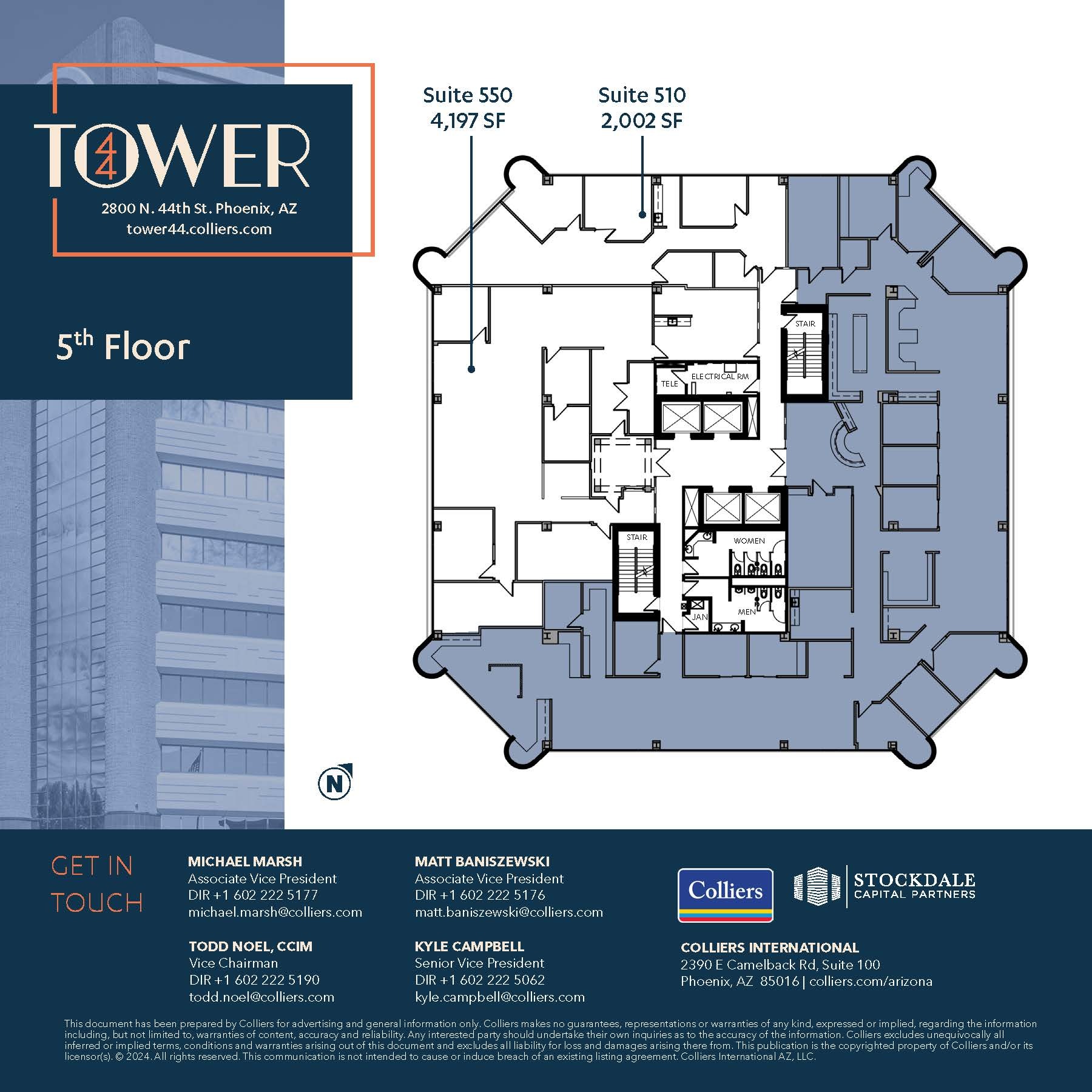 2800 N 44th St, Phoenix, AZ for lease Floor Plan- Image 1 of 1