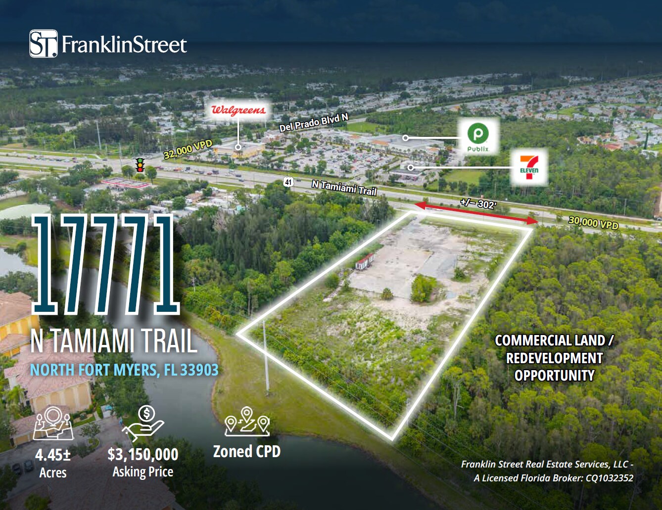17771 N Tamiami Trl, North Fort Myers, FL à vendre Photo du bâtiment- Image 1 de 9
