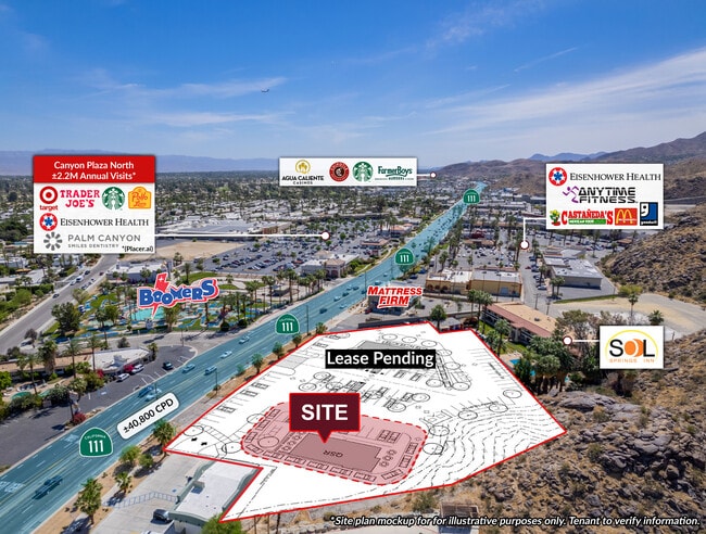 Plus de détails pour 67501 Highway 111, Cathedral City, CA - Terrain à louer