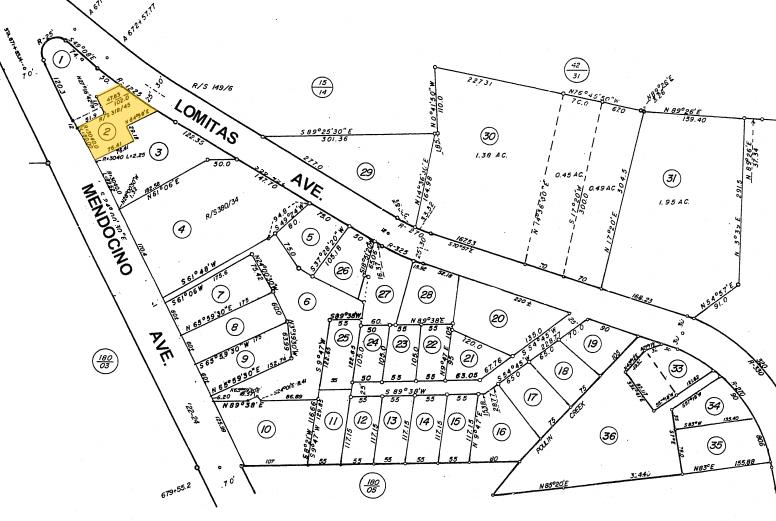 2900 Mendocino Ave, Santa Rosa, CA for lease Plat Map- Image 1 of 2