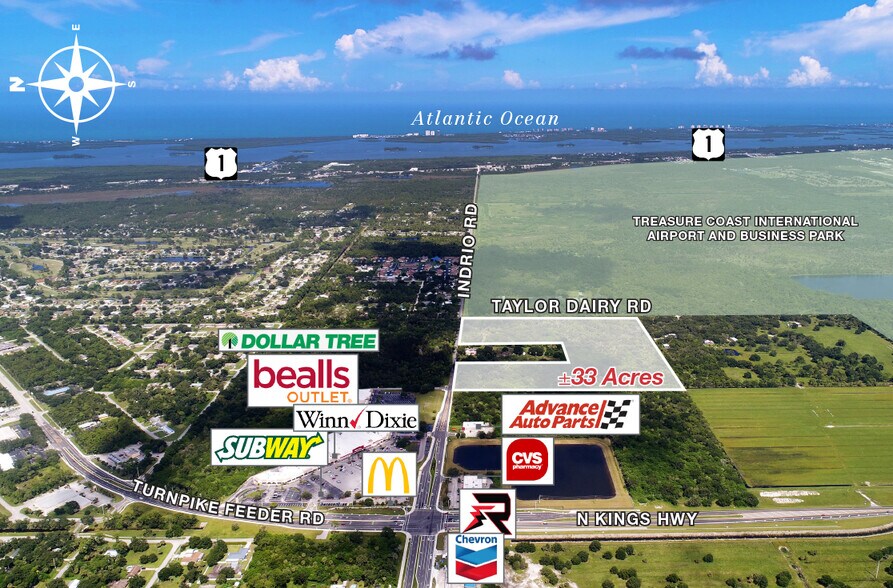 7075 Indrio Rd, Fort Pierce, FL à vendre - Photo du bâtiment - Image 3 de 6