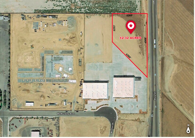 Hwy 65, Bakersfield, CA for lease - Aerial - Image 2 of 2