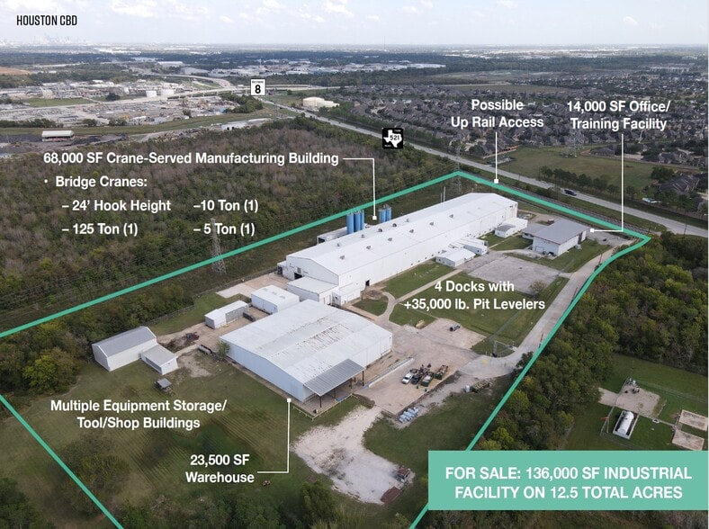 810 Fm 521 Rd, Fresno, TX for sale - Aerial - Image 2 of 2