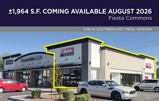 Plus de détails pour 1036 W Southern Ave, Mesa, AZ - Commerce de détail à louer