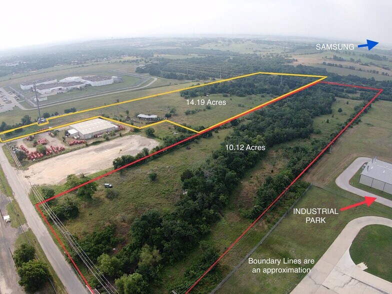1402 Welch St, Taylor, TX à vendre - Aérien - Image 1 de 2