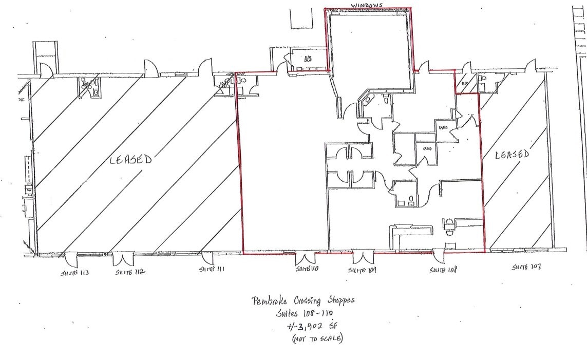 4668 Pembroke Blvd, Virginia Beach, VA à louer Plan d’étage- Image 1 de 1