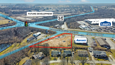 110 Campbellsville Byp, Campbellsville, KY - Aérien  Vue de la carte - Image1