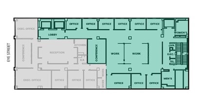1720 I St NW, Washington, DC for lease Floor Plan- Image 1 of 1