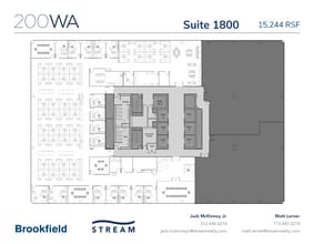 200 W Adams St, Chicago, IL for lease Floor Plan- Image 1 of 1