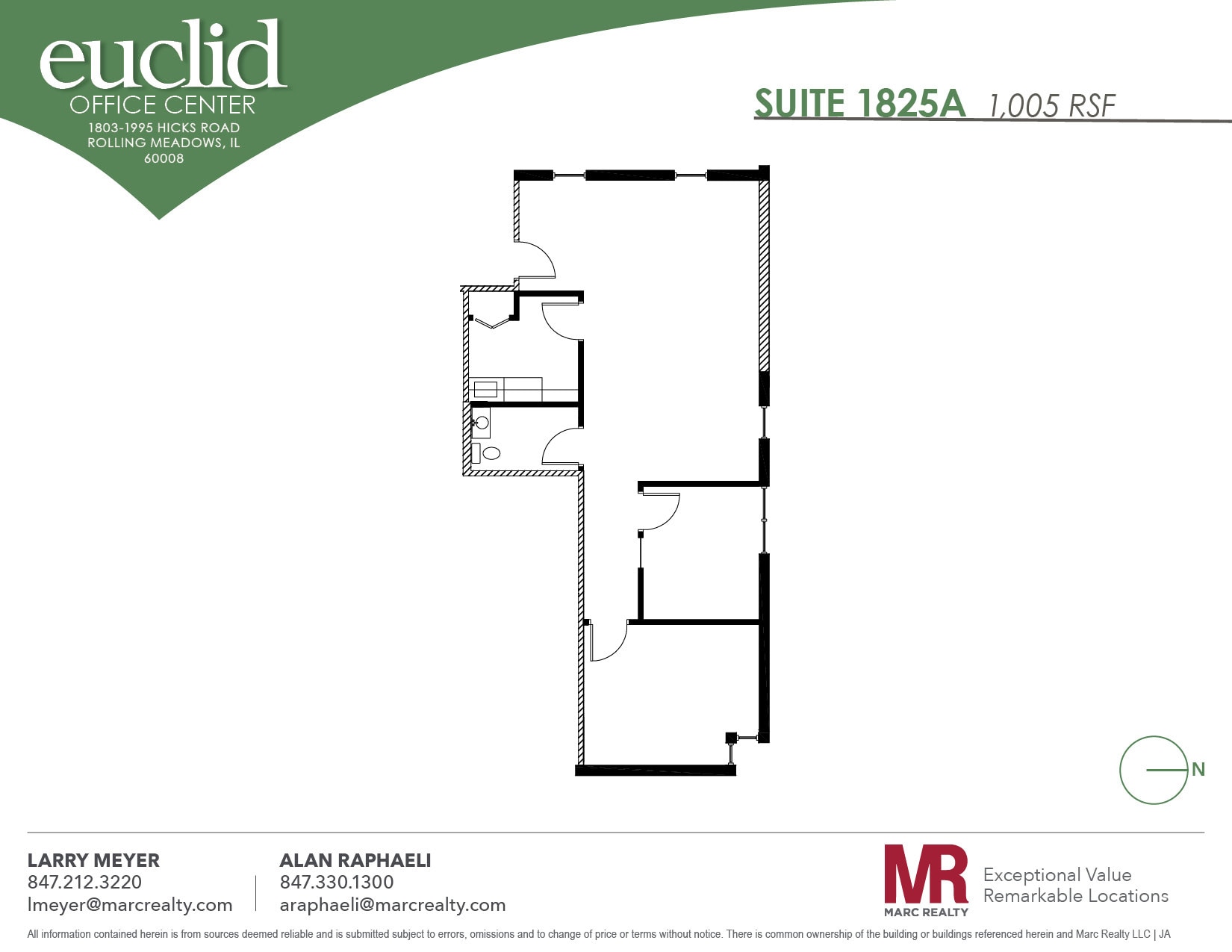 1803 Hicks Rd, Rolling Meadows, IL for lease Floor Plan- Image 1 of 1