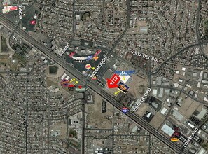 10705 Gateway West Blvd, El Paso, TX - AERIAL  map view