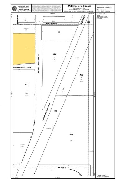 702 Commerce Center Dr, University Park, IL for sale - Plat Map - Image 2 of 2