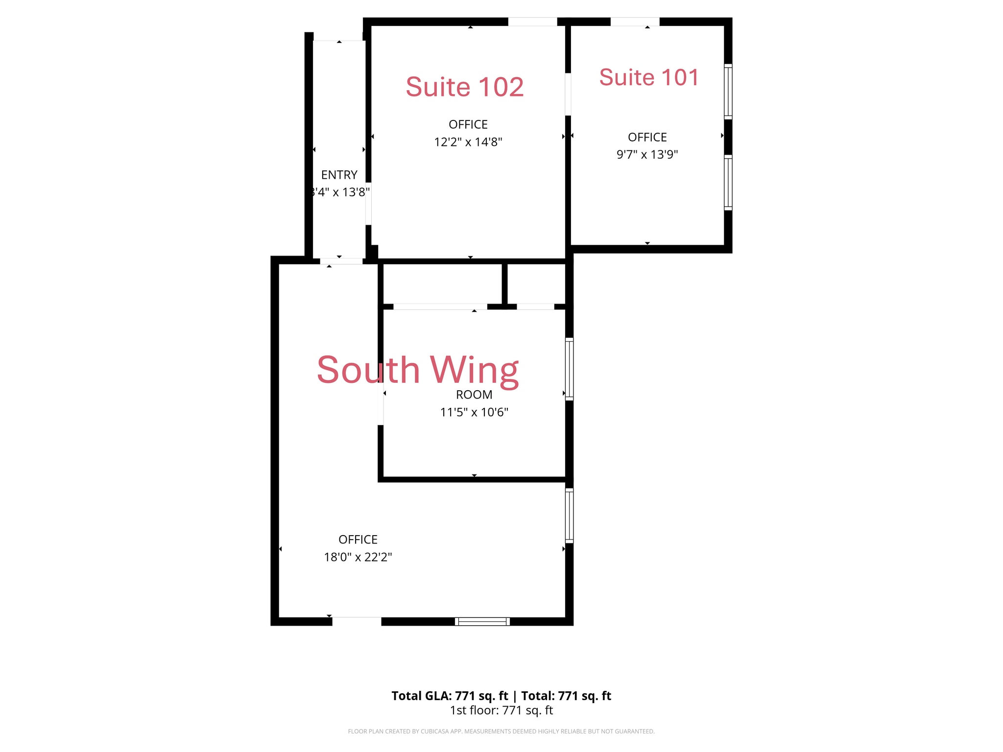 74 N Orange St, Xenia, OH for lease Floor Plan- Image 1 of 7