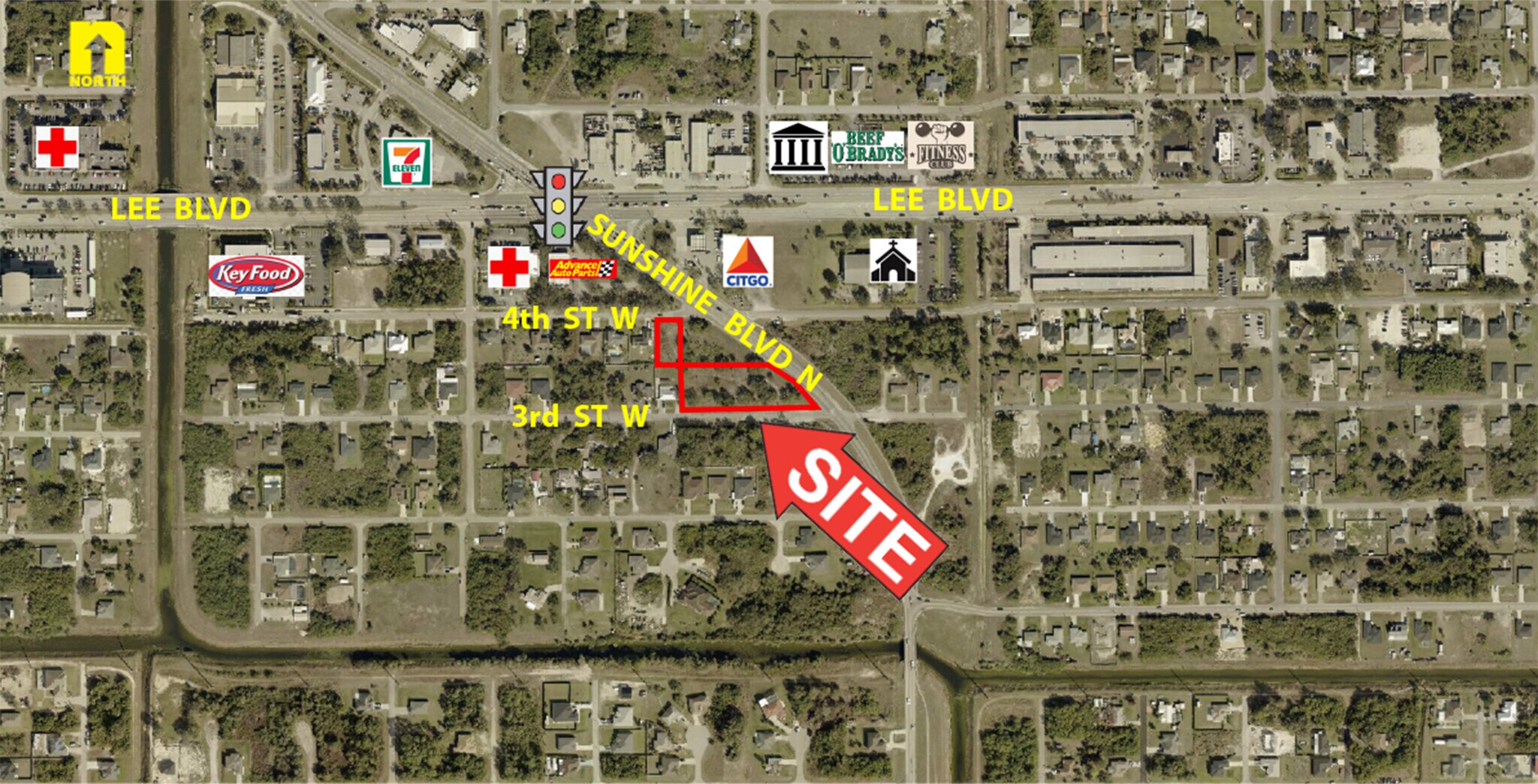 3206 3rd W st, Lehigh Acres, FL for sale Aerial- Image 1 of 2