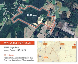 More details for 36299 Finger Rd, Mount Pleasant, NC - Land for Sale