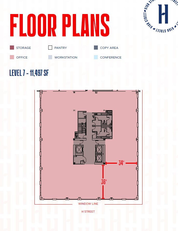 701 7th St NW, Washington, DC for lease Floor Plan- Image 1 of 1