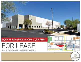 More details for 4133 W Patrick Ln, Las Vegas, NV - Industrial for Lease